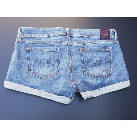 Stone Love Light Washed Denim Blue Jean Shorts | Size 9 - Picture 2 of 6